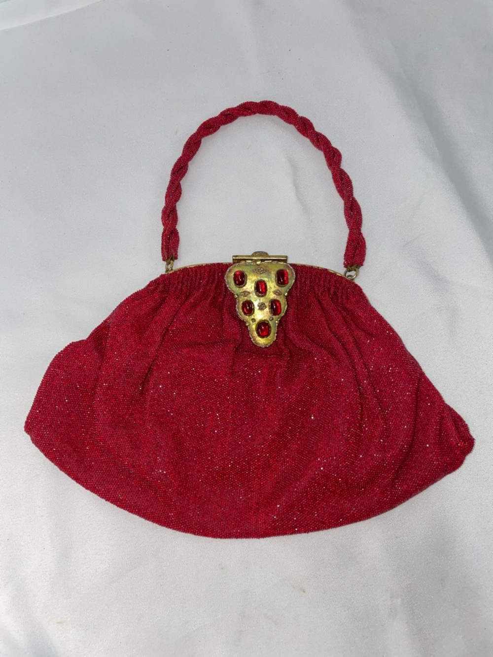 VINTAGE FRENCH BEADED HANDBAG FTL-04-201